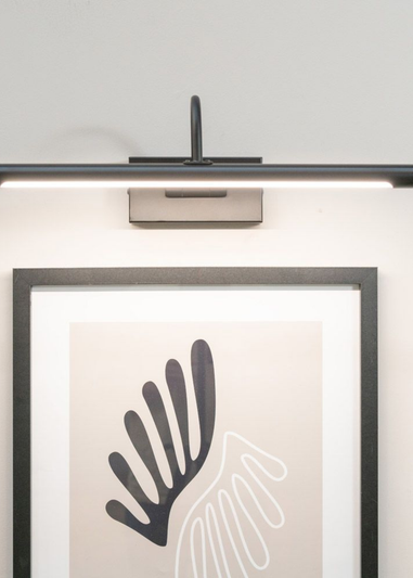 ValueLights Alana Matte Black Wall Light Integrated LED (20cm x 11cm x 46.5cm)