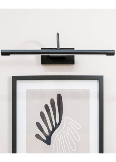 ValueLights Alana Matte Black Wall Light Integrated LED (20cm x 11cm x 46.5cm)