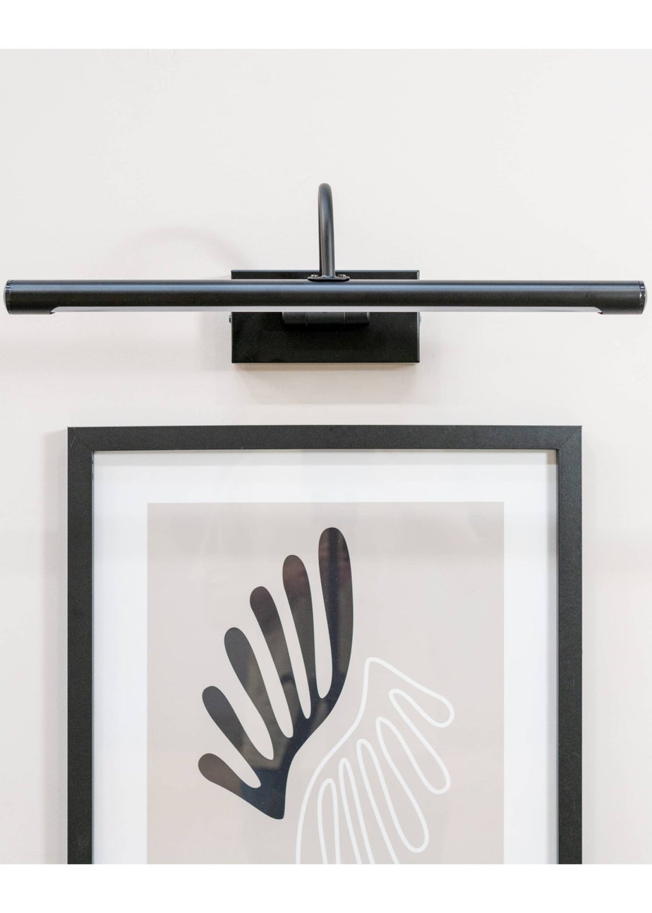 ValueLights Alana Matte Black Wall Light Integrated LED (20cm x 11cm x 46.5cm)