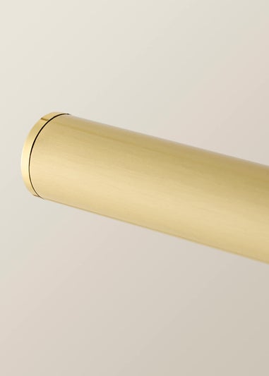 ValueLights Alana Brushed Gold Wall Light Integrated LED (20cm x 11cm x 46.5cm)