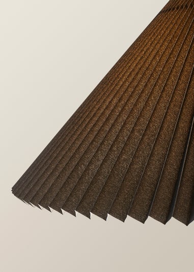 ValueLights Akira Black Pendant Light with Black Tapered Shade (111cm x 57cm x 57cm)