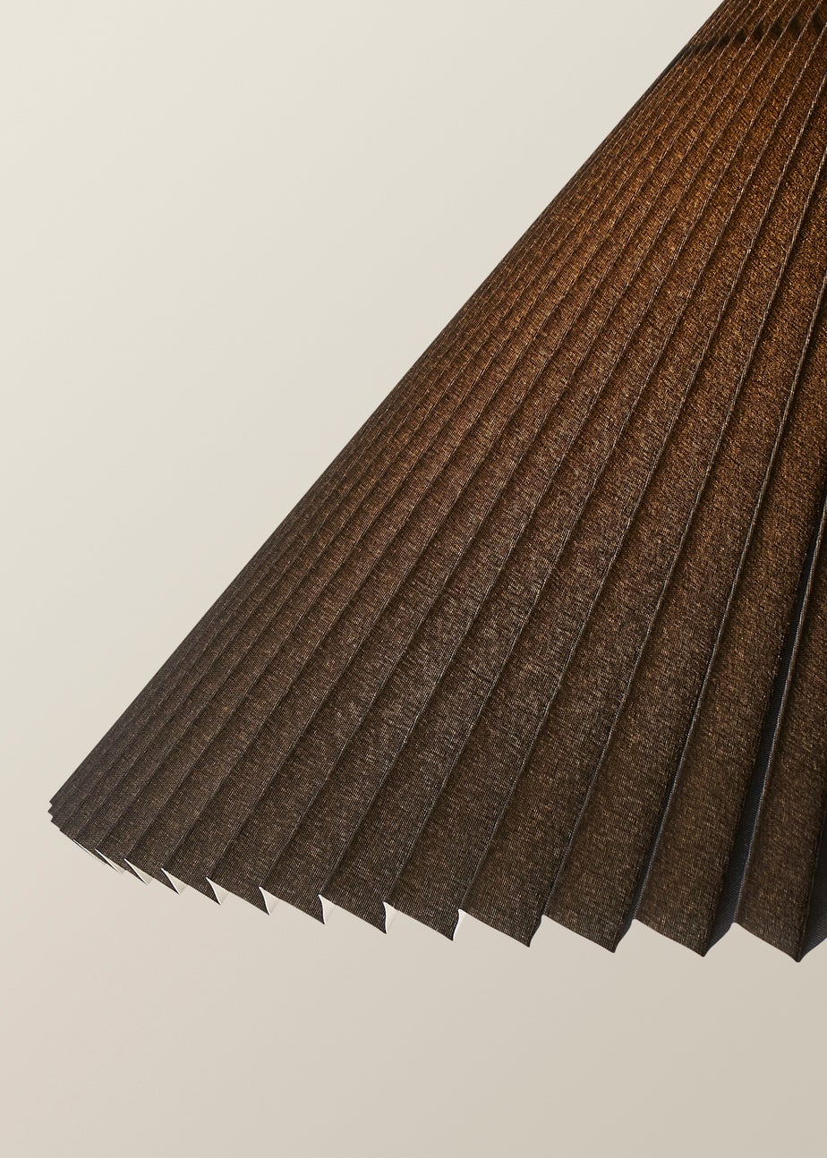 ValueLights Akira Black Pendant Light with Black Tapered Shade (111cm x 57cm x 57cm)