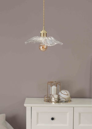 ValueLights Cassia  Gold Pendant Light (27cm x 110cm x 27cm)