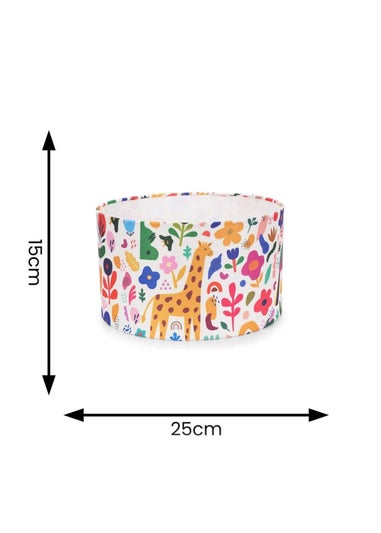 ValueLights Congo Shade Multicolour Drum Ceiling Pendant Lampshade