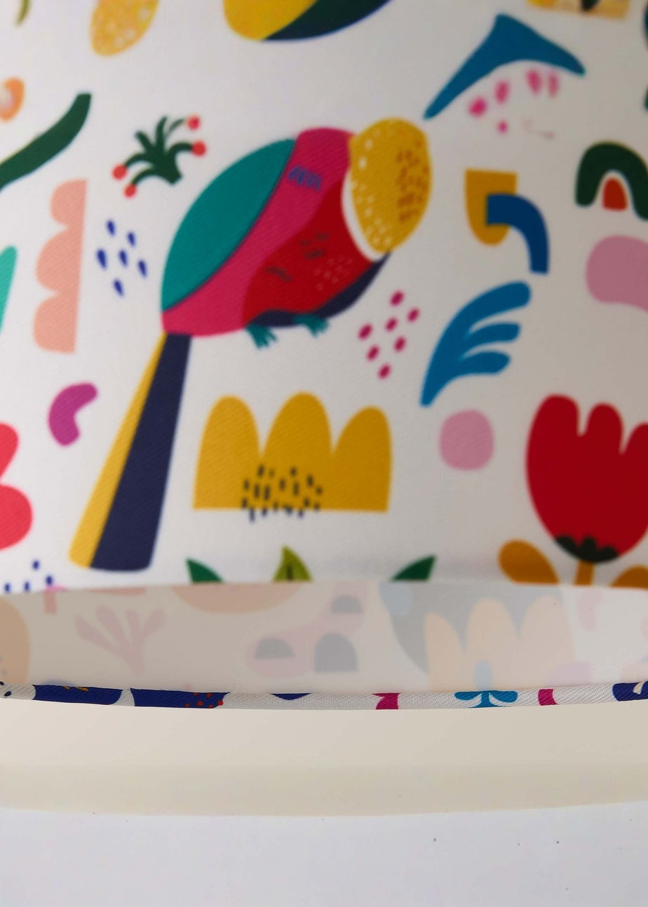 ValueLights Congo Shade Multicolour Drum Ceiling Pendant Lampshade