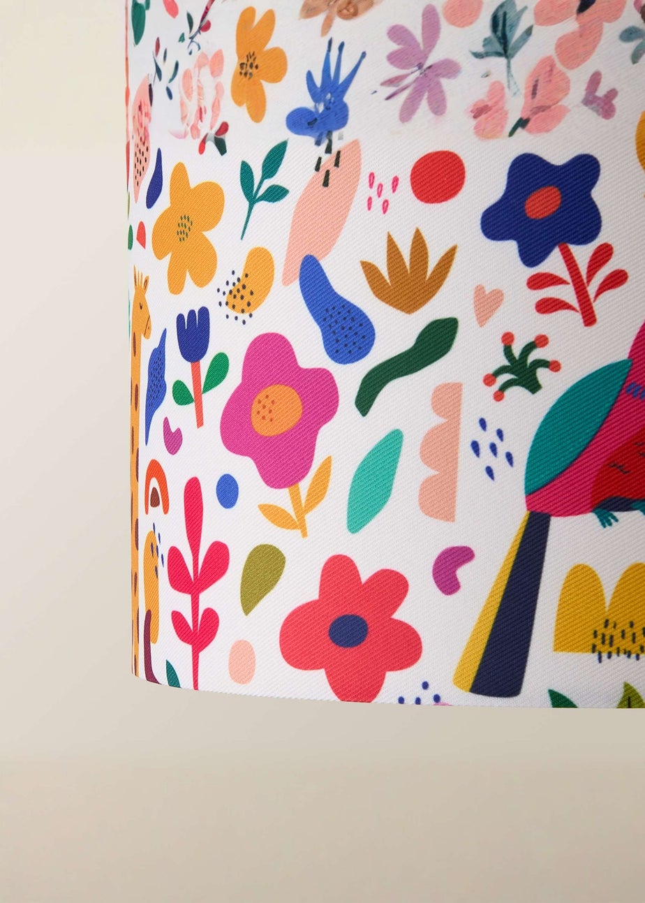 ValueLights Congo Shade Multicolour Drum Ceiling Pendant Lampshade