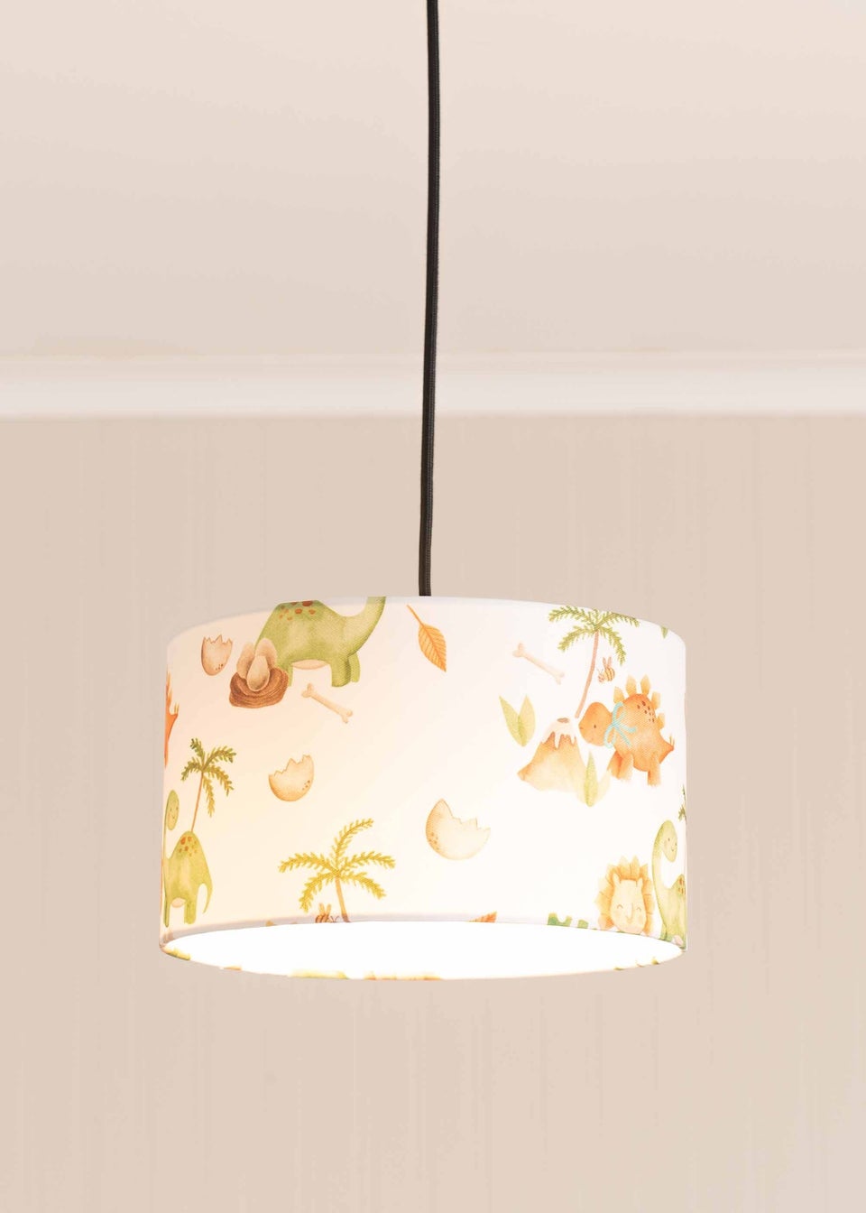 ValueLights Toro Shade  Multicolour Drum Ceiling Pendant Lampshade (15cm x 25cm x 25cm)