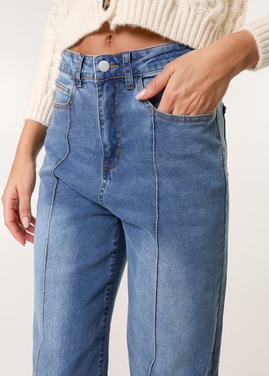 Blue Vanilla Denim Wide Leg Denim Jeans