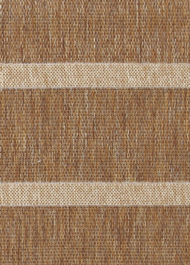 Yard Tala Natural Stripe Jute Effect Indoor/Outdoor Rug