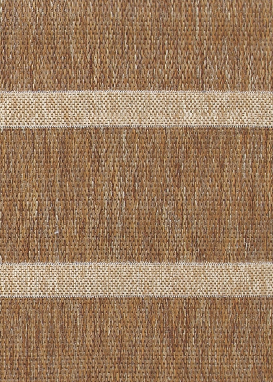 Yard Tala Natural Stripe Jute Effect Indoor/Outdoor Rug