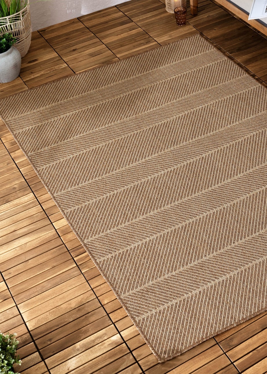 Yard Natural Pentle Jute Effect Indoor/Outdoor Rug