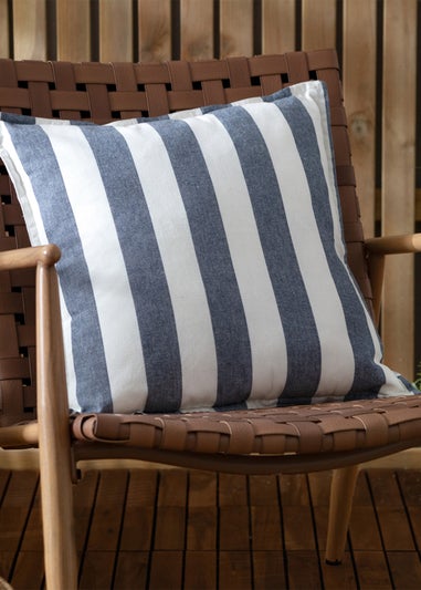 Yard Navy Hayle Cotton Outdoor Outdoor Cushion