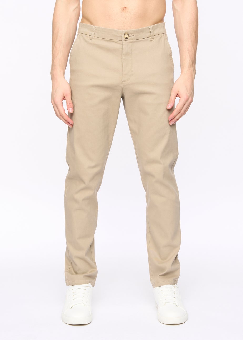 Crosshatch Beige Roysden Chinos
