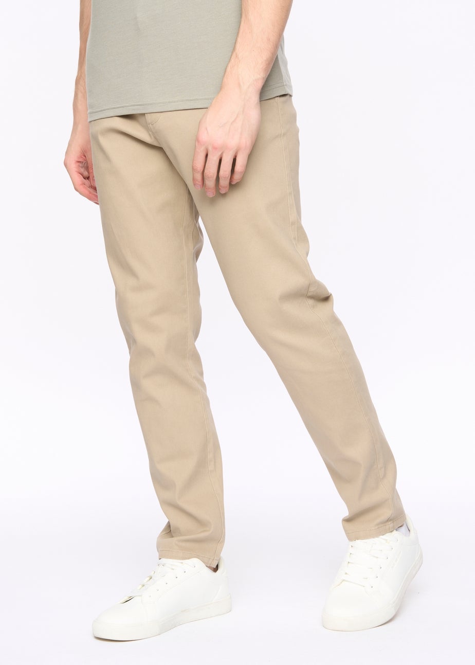 Crosshatch Beige Roysden Chinos