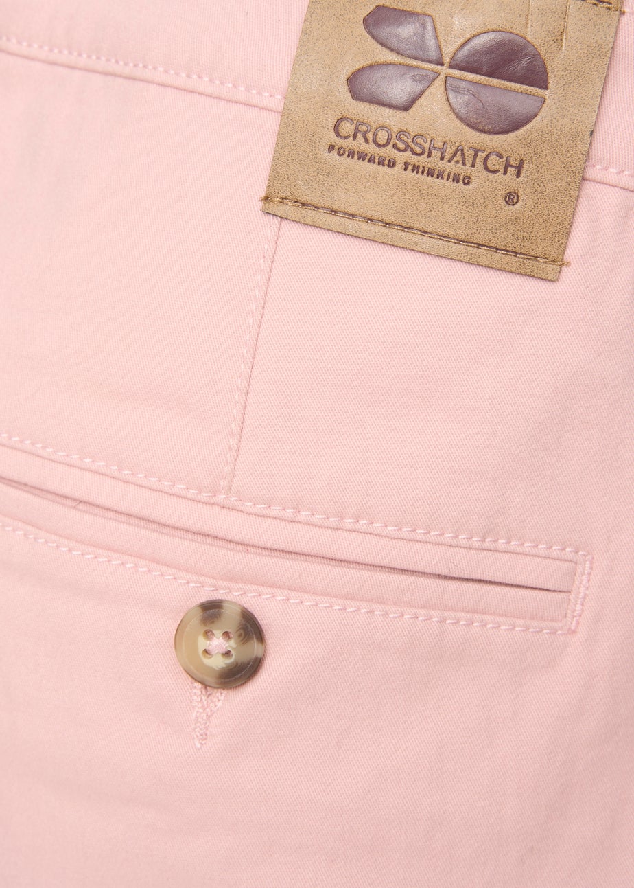 Crosshatch Soft Pink Sinwood Chino Shorts