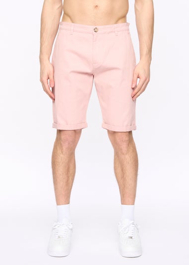 Crosshatch Soft Pink Sinwood Chino Shorts