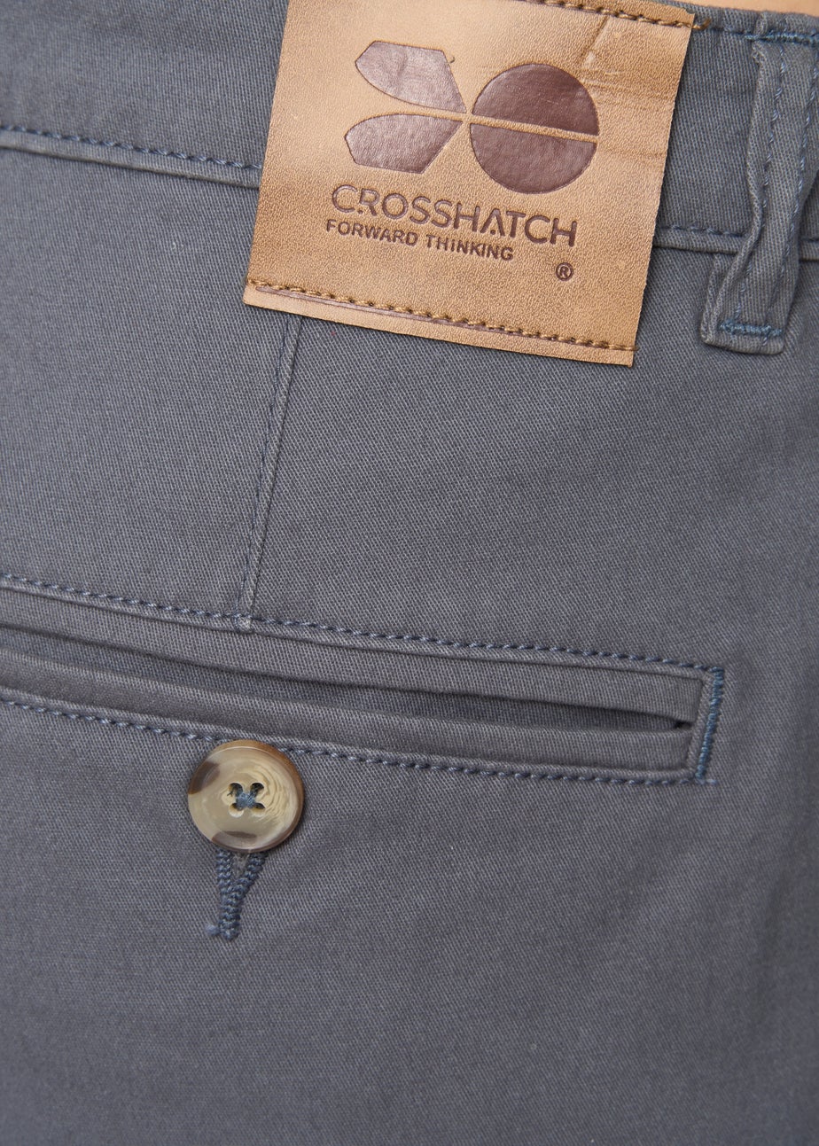 Crosshatch Dark Blue Sinwood Chino Shorts