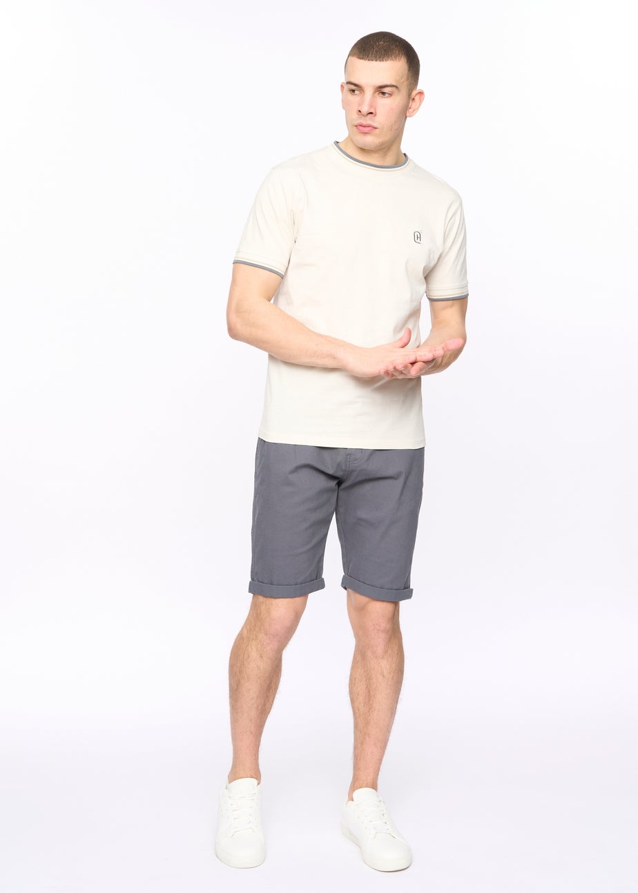 Crosshatch Dark Blue Sinwood Chino Shorts