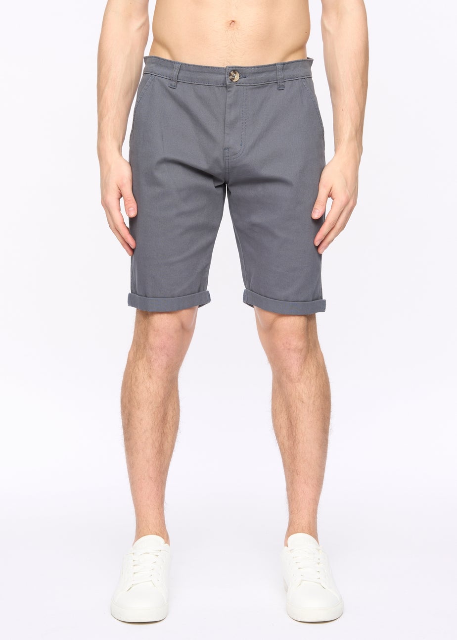 Crosshatch Dark Blue Sinwood Chino Shorts