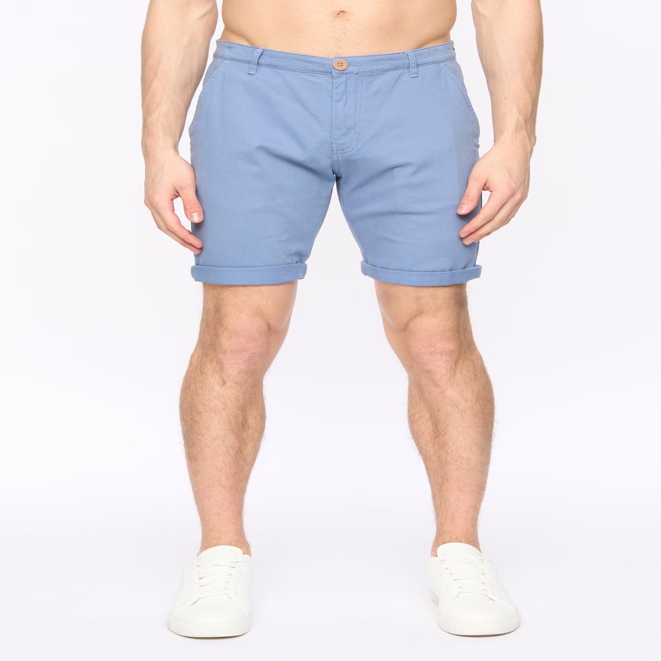 Crosshatch Pale Blue Sinwood Chino Shorts