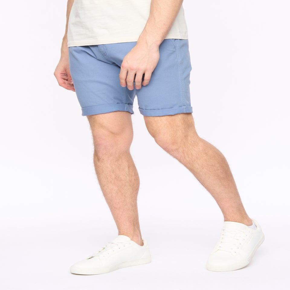 Crosshatch Pale Blue Sinwood Chino Shorts