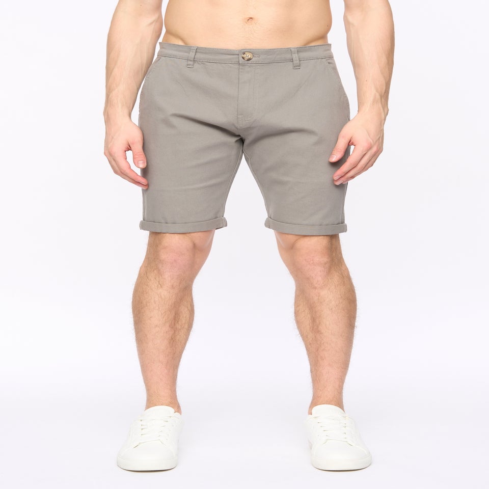 Crosshatch Grey Sinwood Chino Shorts