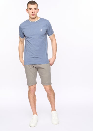 Crosshatch Grey Sinwood Chino Shorts