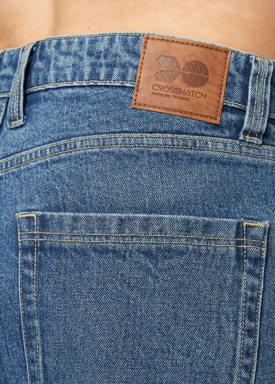 Crosshatch Stone Wash Tillman Baggy Jeans