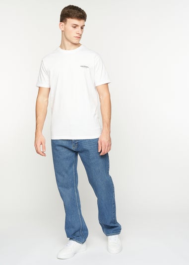 Crosshatch Stone Wash Tillman Baggy Jeans