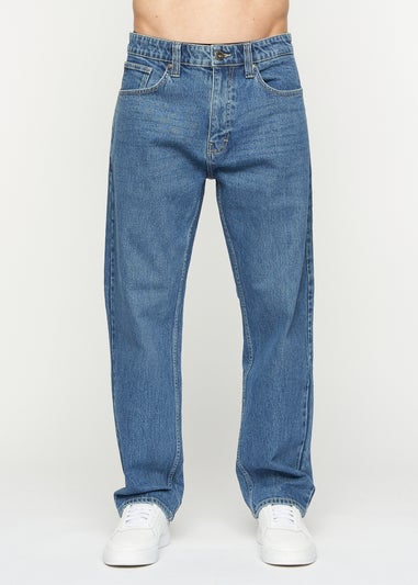 Crosshatch Stone Wash Tillman Baggy Jeans