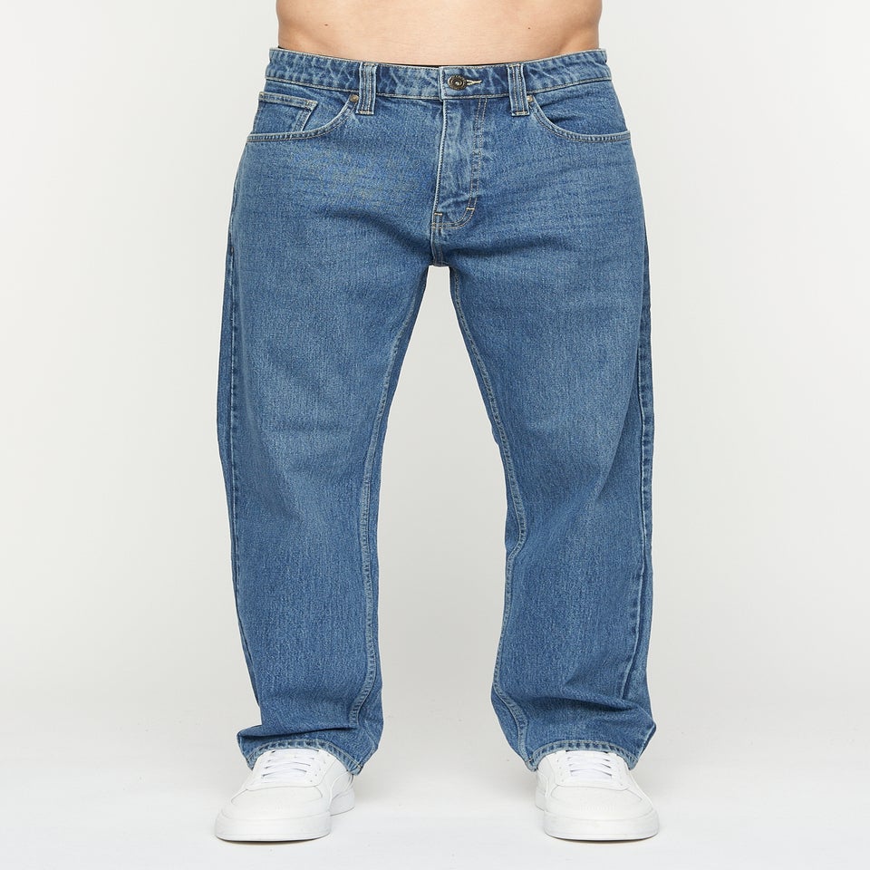 Crosshatch Stone Wash Tillman Baggy Jeans