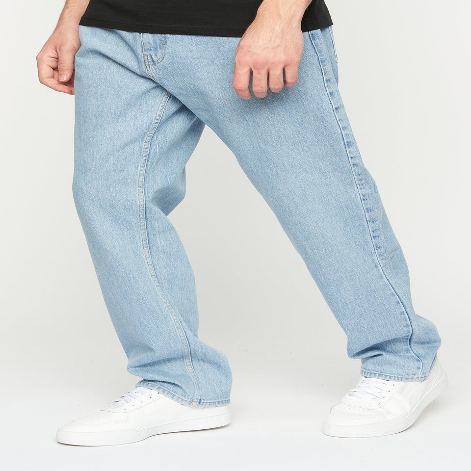 Crosshatch Light Wash Tillman Baggy Jeans