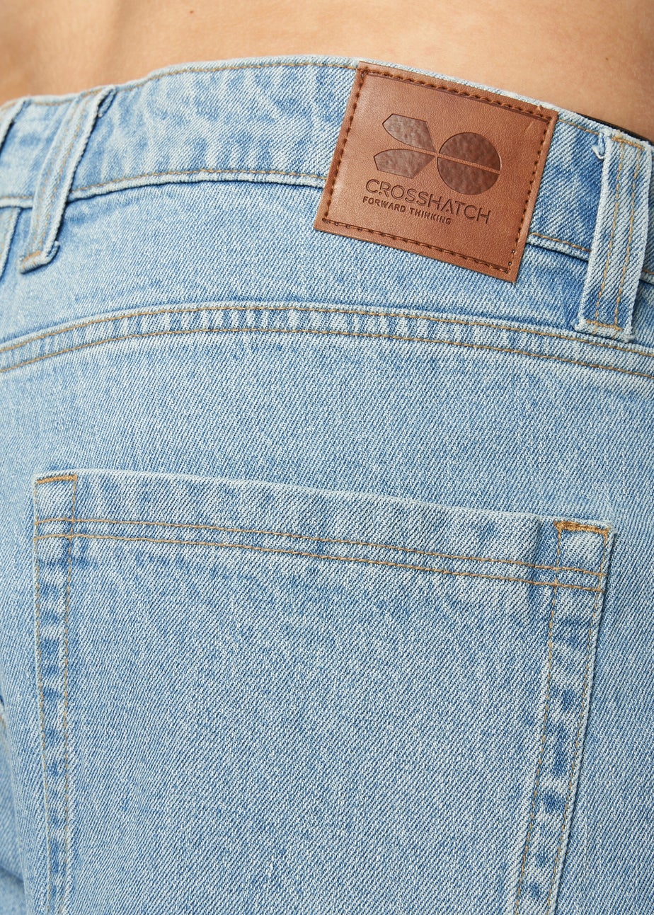 Crosshatch Light Wash Tillman Baggy Jeans