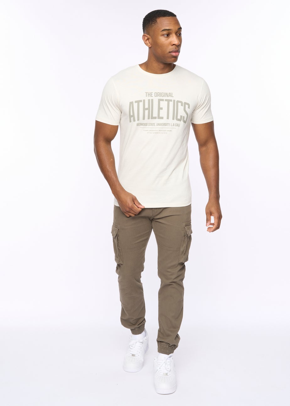 Crosshatch  Off White  Athwood  T-Shirt