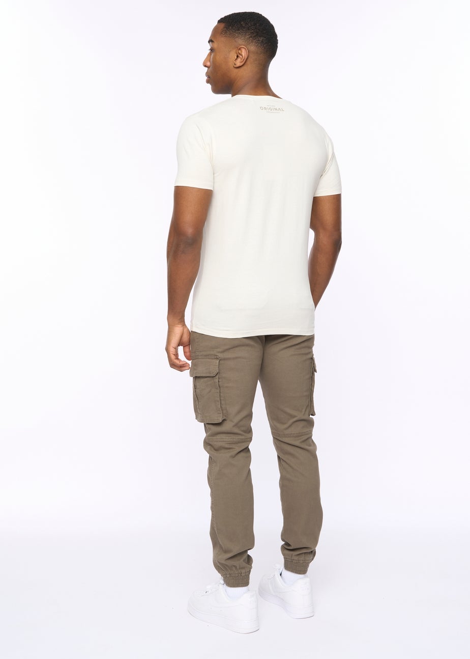 Crosshatch  Off White  Athwood  T-Shirt