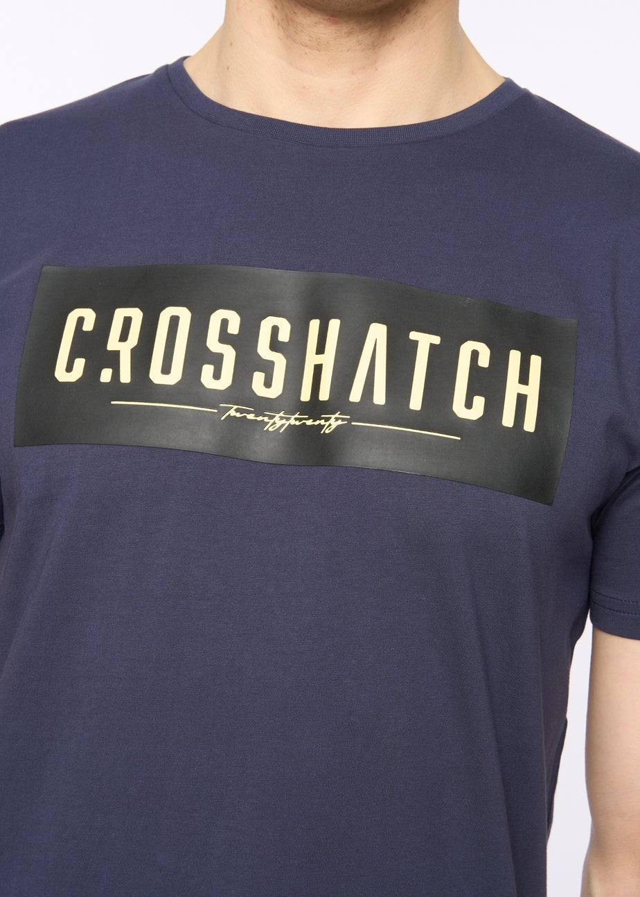 Crosshatch  Blue Night  Changra  T-Shirt