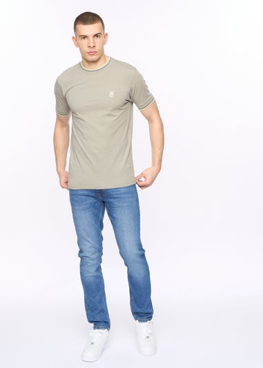 Crosshatch Shadow Marl Deuxtip T-Shirt
