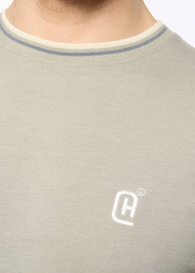 Crosshatch Shadow Marl Deuxtip T-Shirt