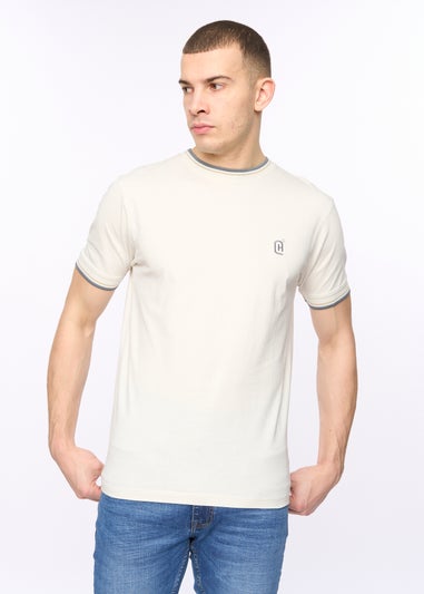 Crosshatch Off White Deuxtip T-Shirt