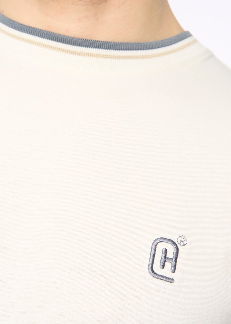 Crosshatch Off White Deuxtip T-Shirt