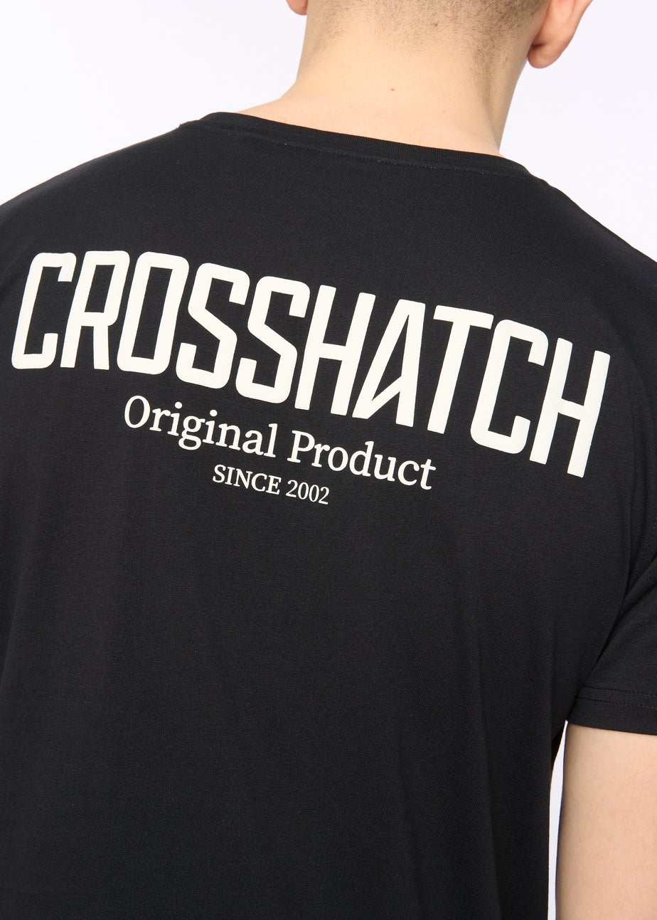 Crosshatch Black Hoogan T-Shirt