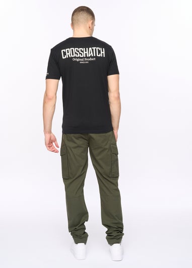 Crosshatch Black Hoogan T-Shirt