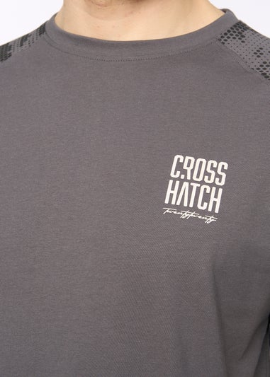 Crosshatch Dark Grey Janscore T-Shirt