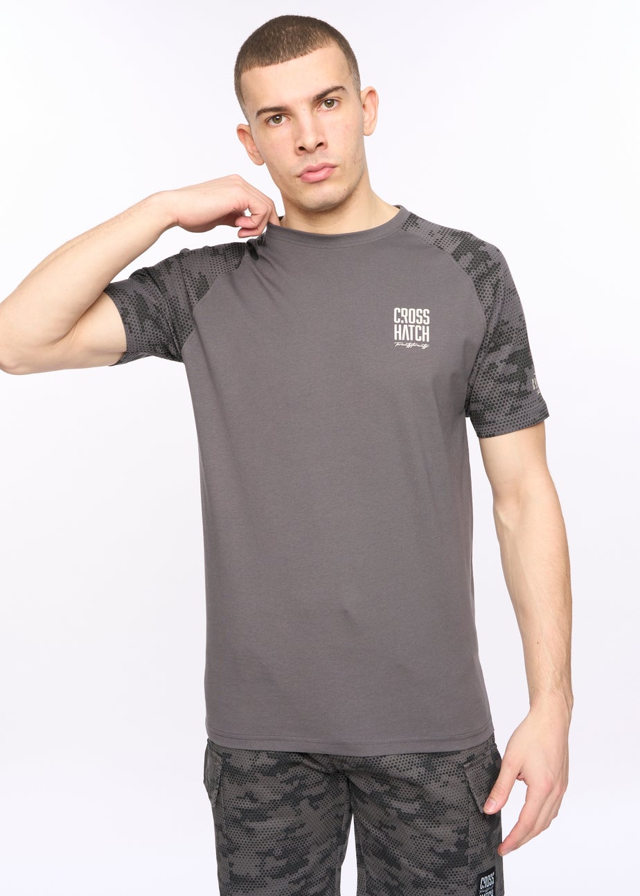 Crosshatch Dark Grey Janscore T-Shirt