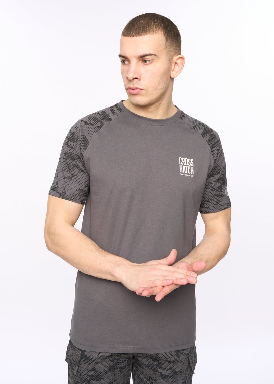 Crosshatch Dark Grey Janscore T-Shirt