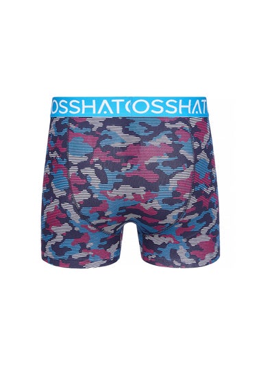 Crosshatch Blue Linamo MVE Open Fly 3 Pack Boxers