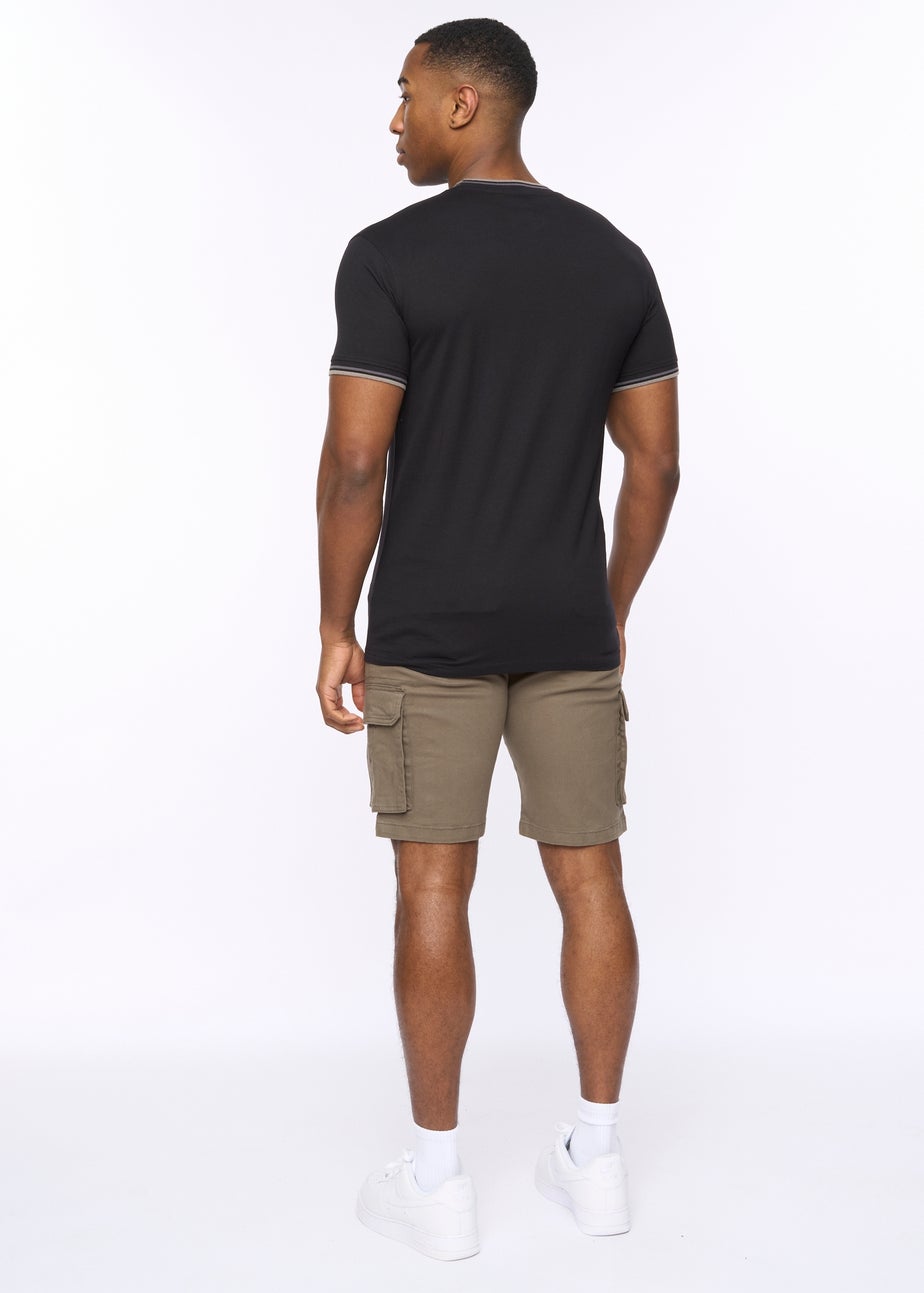 Crosshatch Black Shellworth T-Shirt