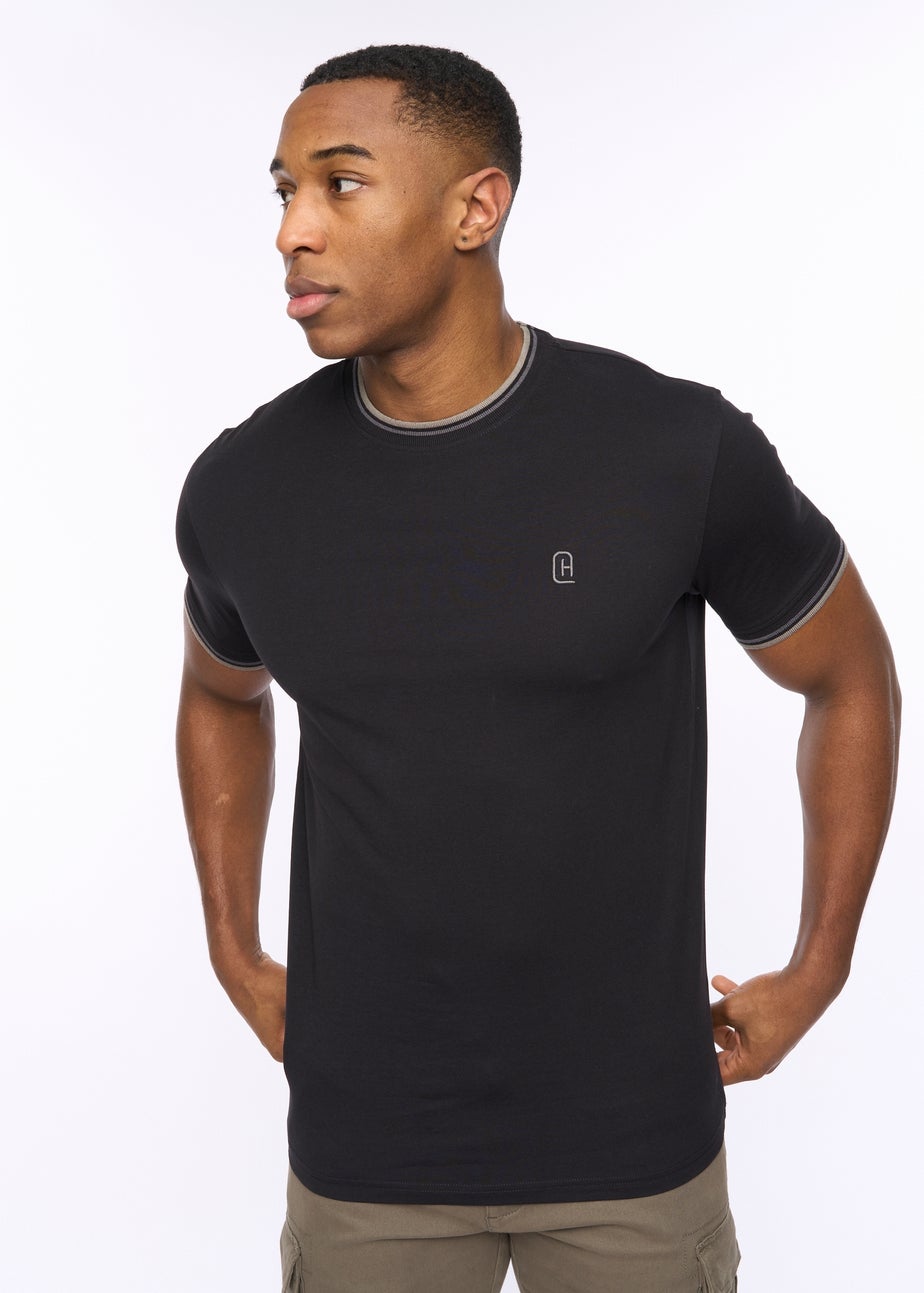 Crosshatch Black Shellworth T-Shirt