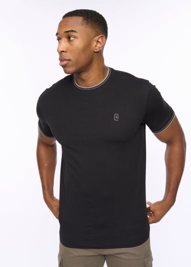Crosshatch Black Shellworth T-Shirt