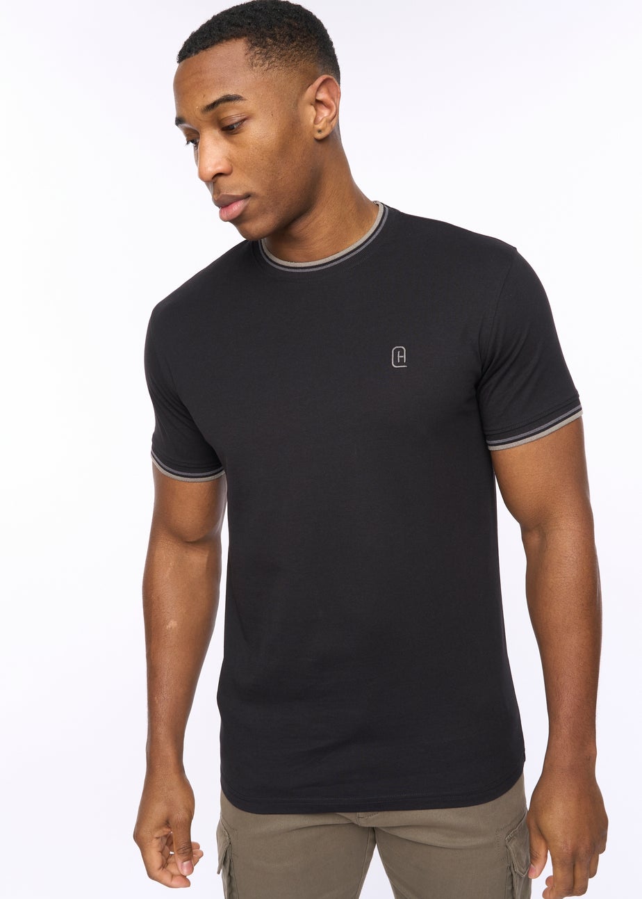 Crosshatch Black Shellworth T-Shirt